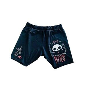 Hot Topic Exclusive Skelanimals Diego The Bat Girls Bike Shorts Plus Size 4